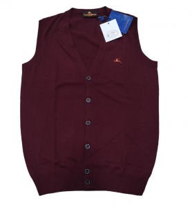 GILET CARDIGAN NAZARENO GABRIELLI 50335 BORDEAUX