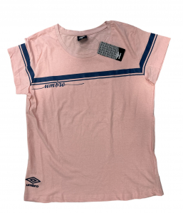 T-SHIRT UMBRO UBW22017B PINK/BLUE.PRINT