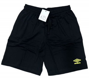 PANTALONCINO UMBRO UBW10346B BLACK-giallo fluo