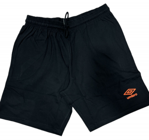 PANTALONCINO UMBRO UBW10411 BLACK-Arancio